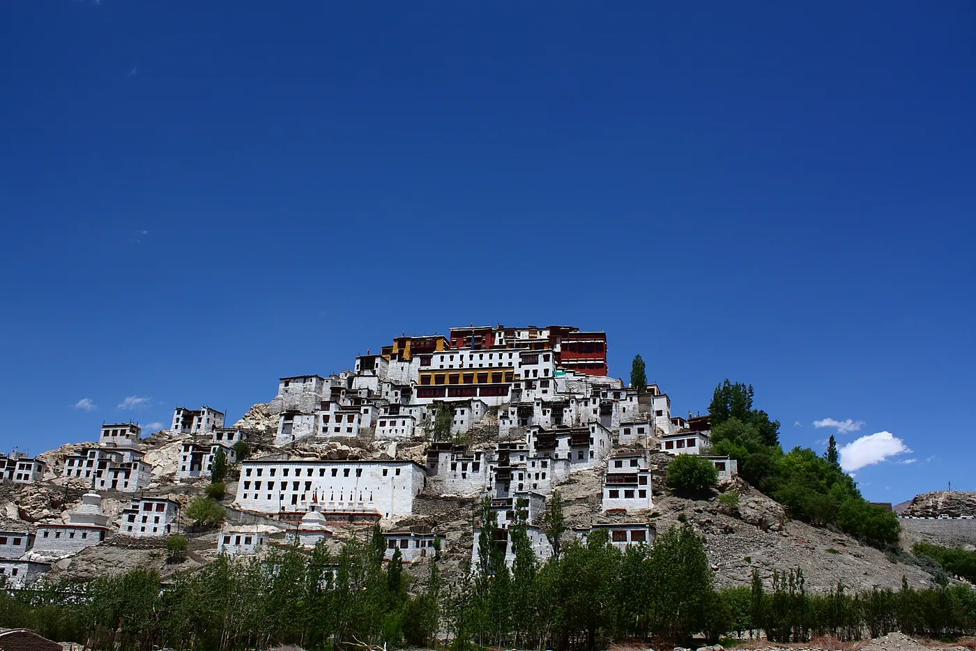 Monastery above the Ladakh valley
